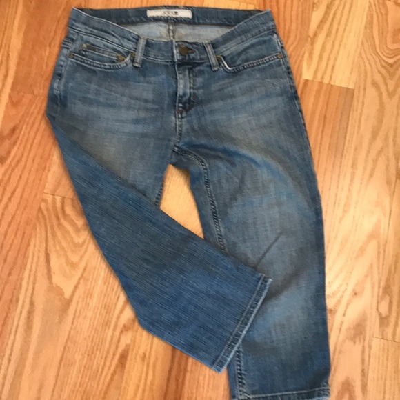 Joe’s Jeans Low Rise Cropped Jeans Blue Denim Size 27 - Picture 3 of 7